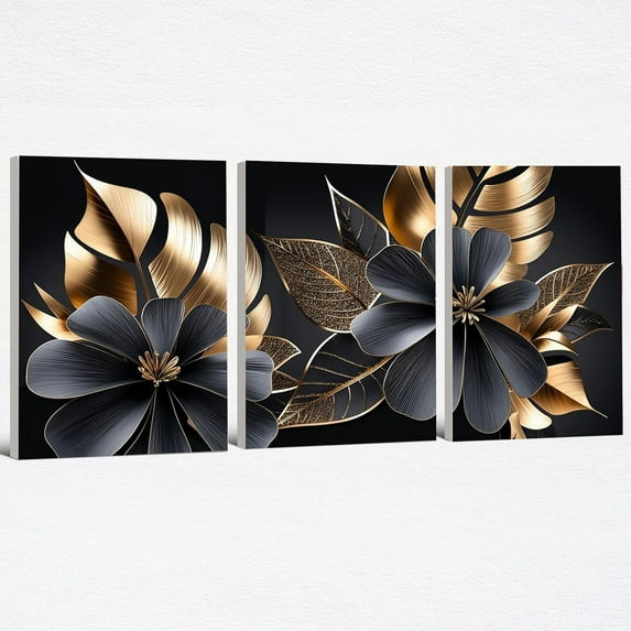 Nordic pink peony flower poster set of 3 Plant picture wall decoration printing peony blooming picture for living room decoration