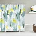 thumbnail image 1 of Nordic style Flower Leaf Plant Printed Fabric Shower Curtains Floral Bath Screen Waterproof Products Bathroom Decor with, 1 of 5