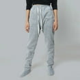 thumbnail image 1 of NordicNest Adult Footed Sweatpants Extremely Soft and Warm Footing Pajama Pants Drawstring Elastic Waisted Pants with Fleece Lined Feet, 1 of 7