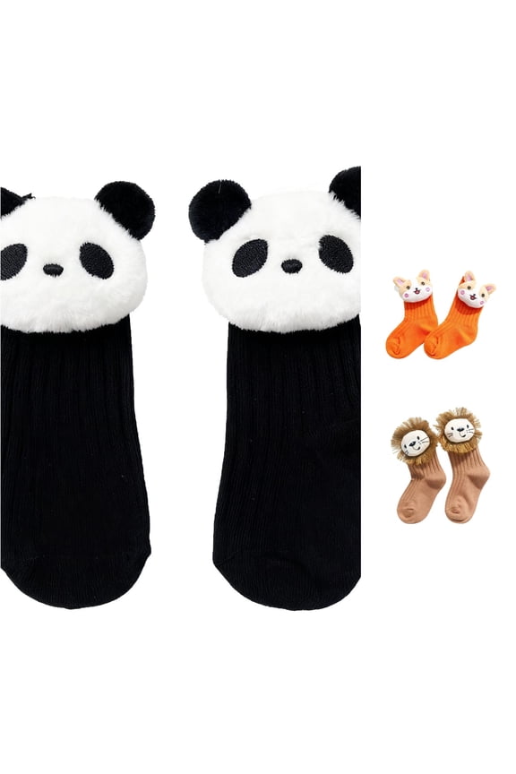 Animal Crew Socks For Kids Playful Cartoon Character Ankle And Mid Calf Toddler Socks Comfortable Casual Wear Boy Socks 8 Years