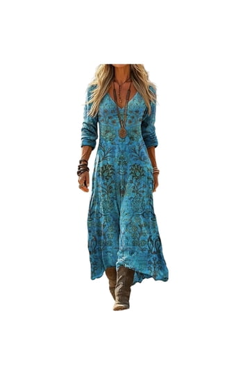 princess polly baby blue dress Maxi Dress Boho