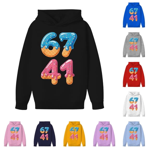 NordicNest Boys Pullover Hoodie Soft Casual Sweatshirt For Kids Youth Athletic Jacket With Pocket Boys 12-14 Clothes