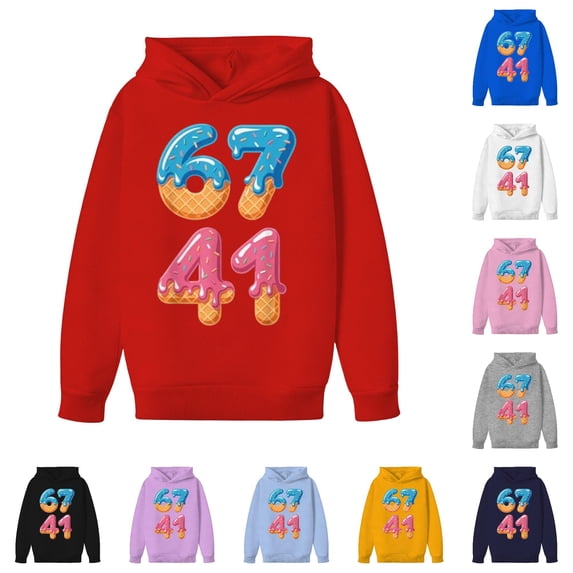 NordicNest Boys Pullover Hoodie Soft Casual Sweatshirt For Kids Youth Athletic Jacket With Pocket Boys 12-14 Clothes