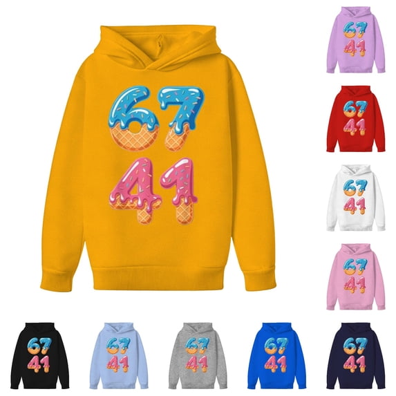 NordicNest Boys Pullover Hoodie Soft Casual Sweatshirt For Kids Youth Athletic Jacket With Pocket Boys 12-14 Clothes