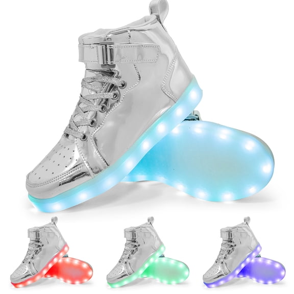NordicNest Children Kids Boys Girls Sneakers Non Soft Sole Led Light Fashion Comfortable Shoes Ffr Casual Daily Wear