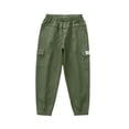 thumbnail image 1 of NordicNestFall Pants for Boys Cargo Straight Leg Loose Trousers with Pocket Simple Style for Casual Wear, 1 of 9