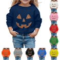 thumbnail image 1 of NordicNest Girls Halloween Print Long Sleeve Sweatshirt Pullover Lined Casual Top Camisole Girls Halloween, 1 of 5