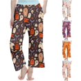 thumbnail image 1 of NordicNest Girls Halloween Print Pants Soft Pants Straight Leg Casual Long Pants For Toddler Kids Comfortable Everyday Wear Big Girl Knits, 1 of 4