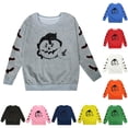 thumbnail image 1 of NordicNest Girls Halloween Printed Pullover Hoodie Soft Casual Sweatshirt For Kids Cozy Fall Winter Outfit Cute Toddler Girls Clothes Winter Clothes for Boys, 1 of 4