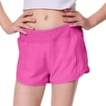 thumbnail image 1 of NordicNest Girls High Waisted Athletic Shorts with Liner – 2-in-1 Workout Running Shorts for Kids, Breathable Summer Gym Bottoms, 1 of 5