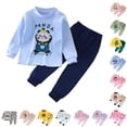 thumbnail image 1 of NordicNest Girls Pajama Set Soft Long Sleeve Kids Comfortable Loungewear Outfit For Toddler And Baby Girls 6t Girls Outfits, 1 of 3