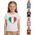 thumbnail image 1 of NordicNest Kids Boys Girls Casual Fashion Italy Day Print Round Neck Short Sleeve Tee Shirts Toddler Shirts Girls 2t Back to School, 1 of 6
