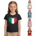 thumbnail image 1 of NordicNest Kids Boys Girls Casual Fashion Italy Day Print Round Neck Short Sleeve Tee Shirts Toddler Shirts Girls 2t Back to School, 1 of 6