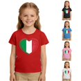 thumbnail image 1 of NordicNest Kids Boys Girls Casual Fashion Italy Day Print Round Neck Short Sleeve Tee Shirts Toddler Shirts Girls 2t Back to School, 1 of 6