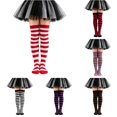 thumbnail image 1 of NordicNest Kids Over The Knee Striped Socks For Little Soft Ribbed Crew Socks For Kids 6 To 12 Cute Socks for Girls Halloween Costumes, 1 of 4