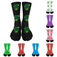 thumbnail image 1 of NordicNest St. Day Kids Socks Printed Novelty Crew Socks For Boys And Girls Holiday Party And Size Small Boys Socks, 1 of 4