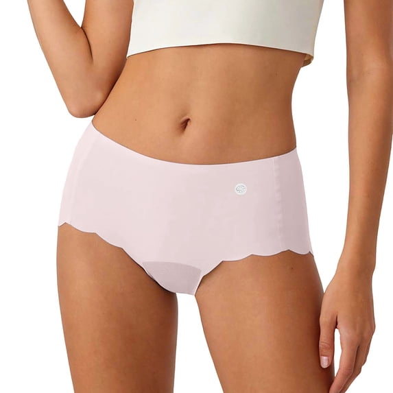 NordicNest Super Stretchy Thin Women Underwear, Full Coverage Breathable Hygienic Gusset Casual Ladies Panties Lightweight Comfortable Briefs M-XL Red