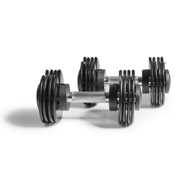 NordicTrack 12.5 lb. Adjustable Dumbbells with Weight Stands, Sold as Pair