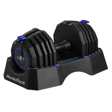 NordicTrack 50 lb. Adjustable Dumbbell with Storage Tray, Sold Individually