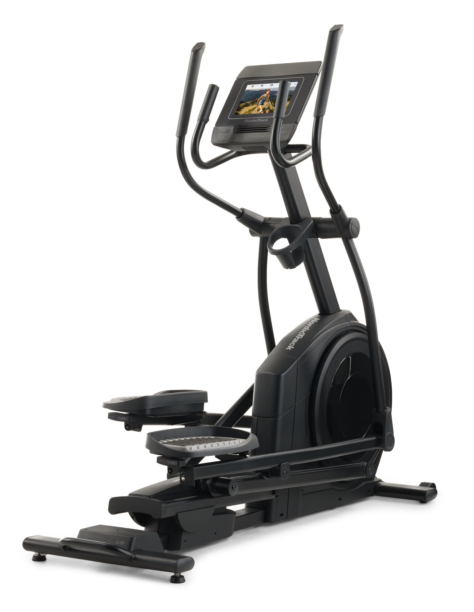 NordicTrack AirGlide 7i; iFIT-enabled Elliptical for Low-Impact Cardio Workouts with 7 inch Tilting Touchscreen