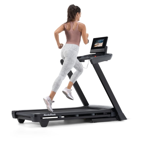 NordicTrack T Series 10 Treadmill: 10" HD Touchscreen, 0-12% Incline, 0-12 MPH Speed, ActivePulse™ Heart Rate, SelectFlex™ Cushioning, SpaceSaver™ Folding & iFIT Membership for Interactive Workouts