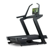 Cinta de correr inclinada NordicTrack X16 40 % de inclinaci&oacute;n a -6 % de inclinaci&oacute;n, pantalla t&aacute;ctil pivotante de 16 HD, amortiguaci&oacute;n SpringFlex, entrenamiento inteligente iFIT manos libres para el hogar