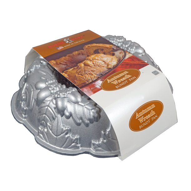 Nordicware Autumn Wreath Bundt Pan 10 Cups Silver Walmart