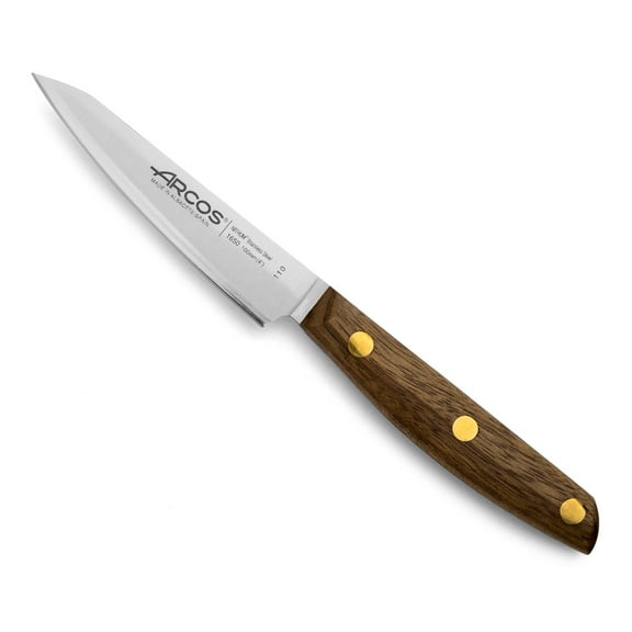ARCOS 4 Inch Stainless Steel Paring Knife for Fruits, Vegetables - Nordika Series