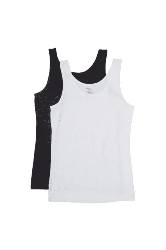 Rack Soft Scoop Neck Tank Top - Pack of 2, Size XS