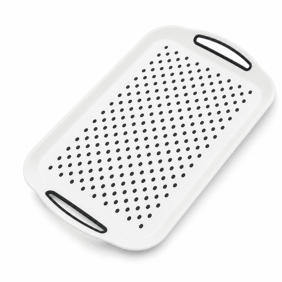Nordwen Silicone Draining Mat with Handles, Small Blue-gray Non-Slip Kitchen Trivet, Food Grade Multipurpose Cutting Board, Heat Resistant Drip Tray for Kitchen Counter and Drying Dishes