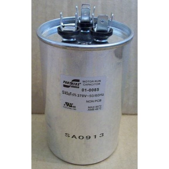 Nordyne 01-0085 455MFD 370V Rnd Run Capacitor