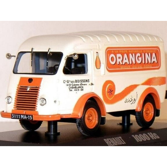 Norev 1/43 RENAULT 1000Kg Fourgon Orangina Orange Van Pub Model Car