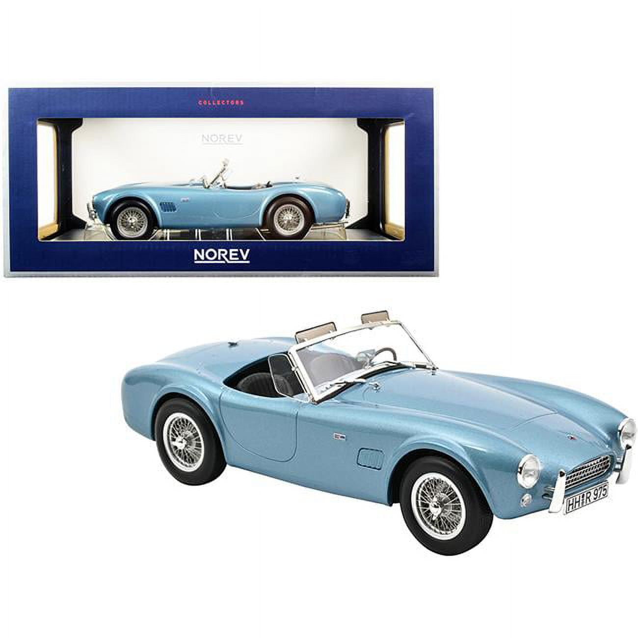 Norev 182756 1963 Shelby AC Cobra 289 Light Blue Metallic 1-18
