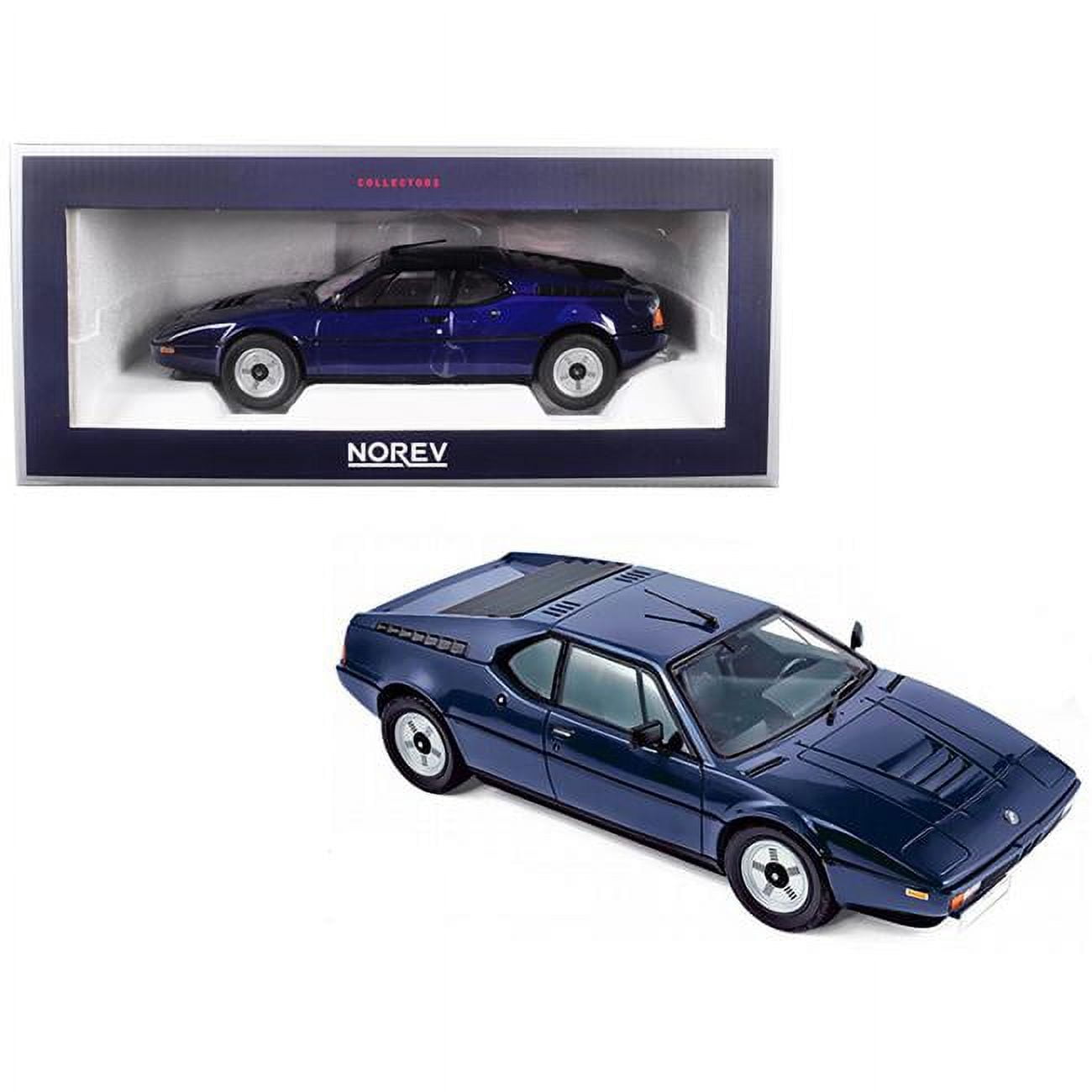 Norev 183224 1980 BMW M1 Dark Blue 1-18 Diecast Model Car