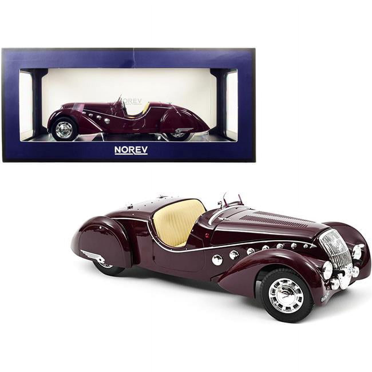 Peugeot 402 Darl'mat sport de 1937 photographiée en studio