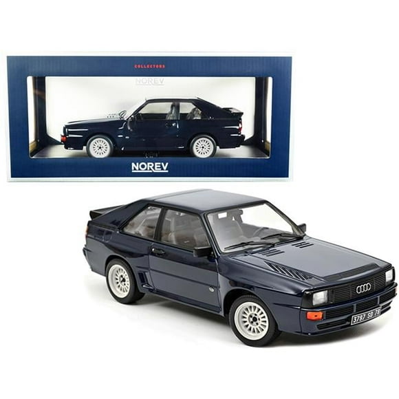 Norev 188314 1-18 Scale 1985 Audi Sport Quattro Coupe Diecast Model Car, Dark Blue
