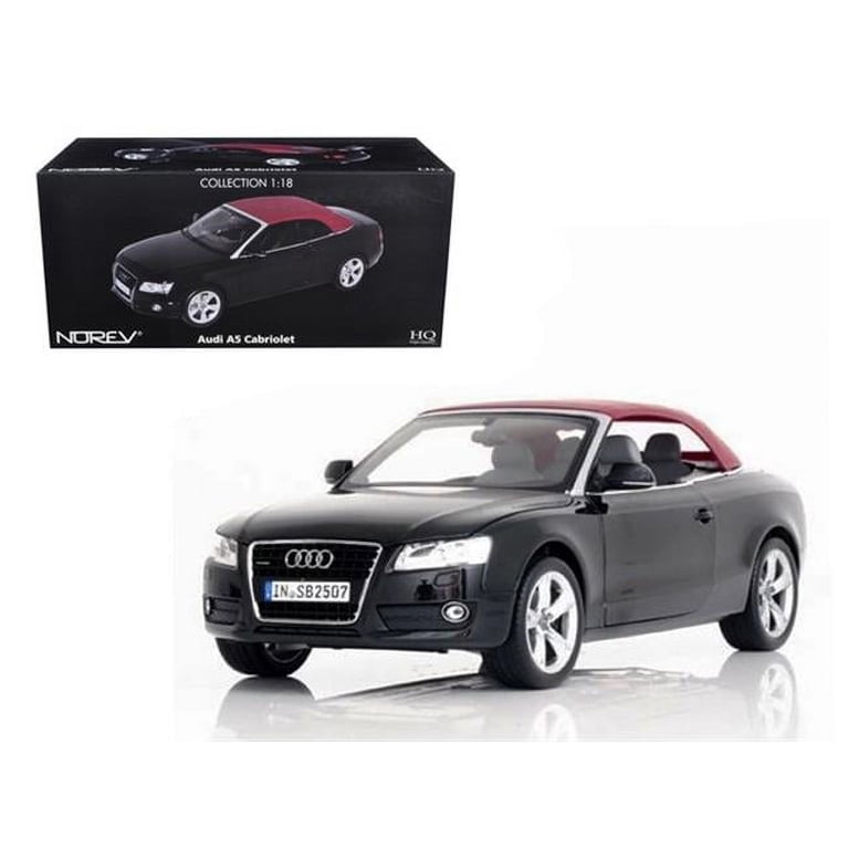 2009 Audi A5 Convertible Brilliant Black 1/18 Diecast Model Car by