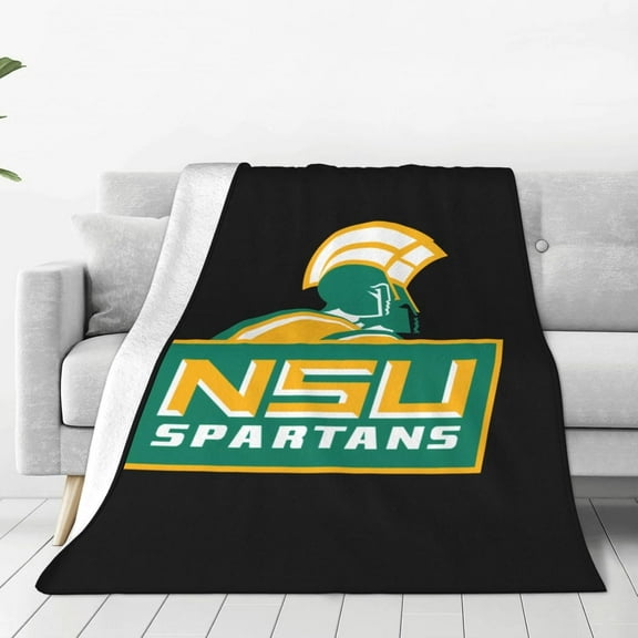 Norfolk A State University Blanket Large Luxury Fleece Soft Anti-Static Anti-Pilling Flannel Bed Blanket