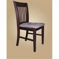 thumbnail image 1 of Norfolk Chair Upholstered Seat -Mahogany Finish., Mahogany - Pack of 2, 1 of 1