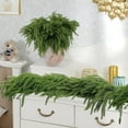 thumbnail image 1 of Norfolk Pine Branches Stems 22.83IN Artificial Pine Needles Sprigs Norfolk Pine Garland Accessories Vase Fillers Winter Fake Christmas Tree Picks Greenery Sprays for DIY Wreaths （dense）, 1 of 6