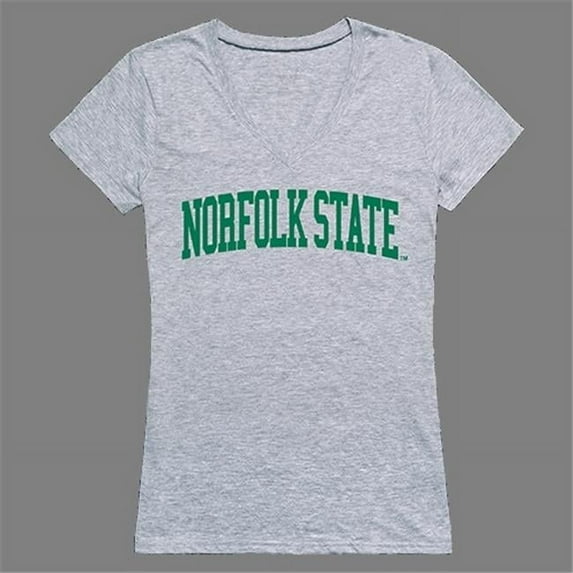 Norfolk State Spartans Game Day Womens T-Shirt - Heather Grey, X-Large