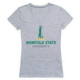 thumbnail image 1 of Norfolk State University Seal T-Shirt for Women, Heather Grey - Extra Large, 1 of 1