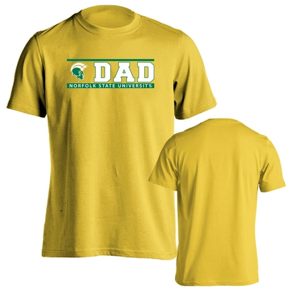 Norfolk State University Spartans Dad Proud Parent Short Sleeve T-Shirt