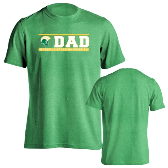 Norfolk State University Spartans Dad Proud Parent Short Sleeve T-Shirt