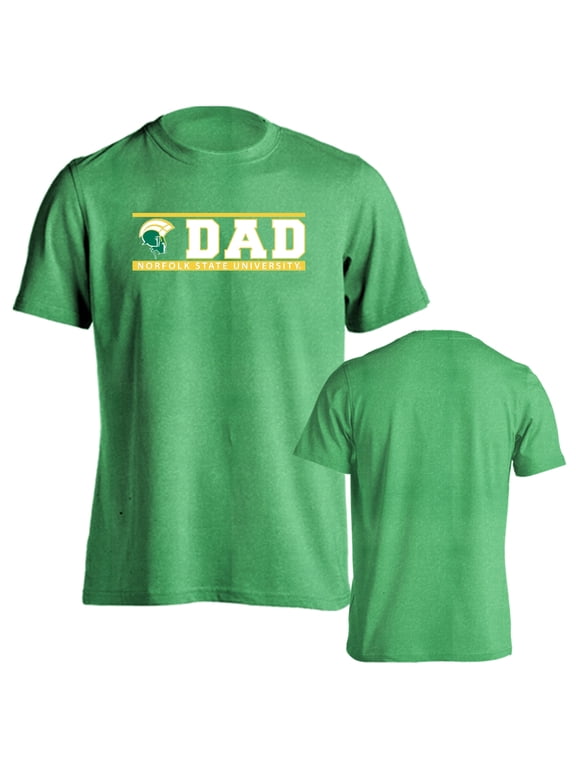 Norfolk State University Spartans Dad Proud Parent Short Sleeve T-Shirt