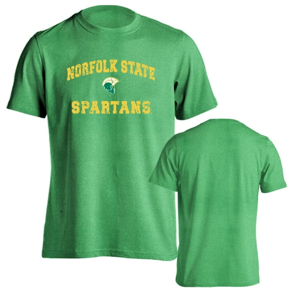 Norfolk State University Spartans FSU Distressed Retro Short Sleeve T-Shirt