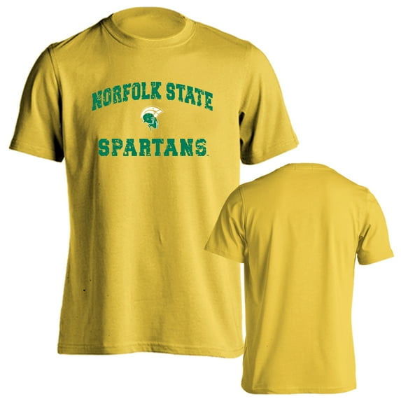 Norfolk State University Spartans FSU Distressed Retro Short Sleeve T-Shirt