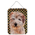 thumbnail image 1 of Norfolk Terrier Candy Corn Halloween Wall or Door Hanging Prints, 1 of 2