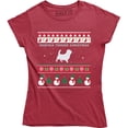 thumbnail image 1 of Norfolk Terrier Christmas - Xmas Holiday Dog Lover Women's T-Shirt, 1 of 4
