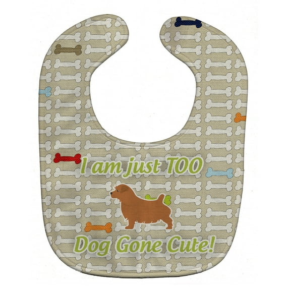 Norfolk Terrier Dog Gone Cute Baby Bib